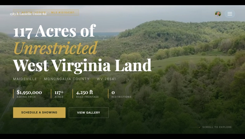 1583 Lazzelle Union Road property listing screenshot